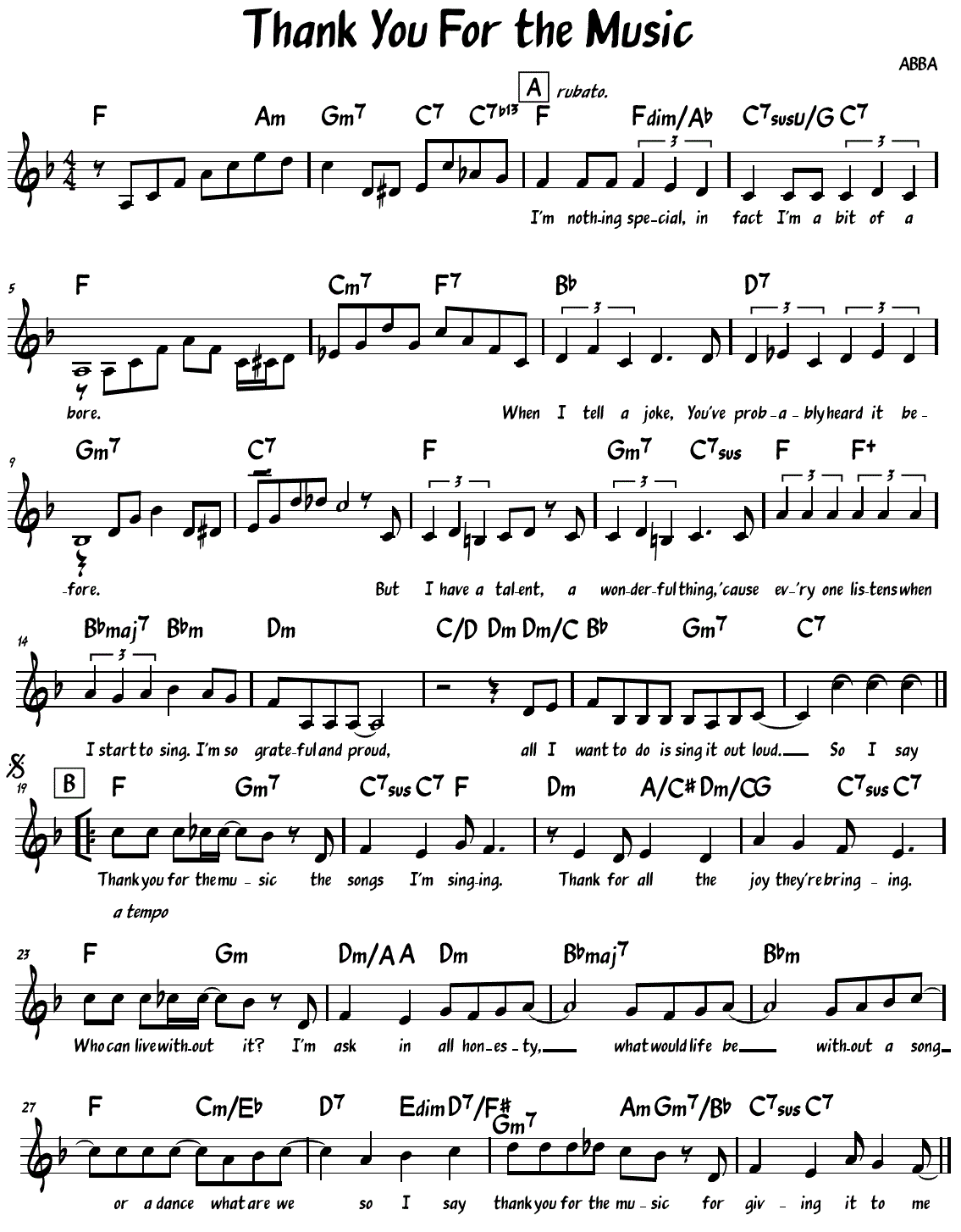 Sheet Music